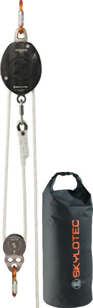 Skylotec Gordon Flaschenzugsystem Last-Gerät konfiguriert 2:1, Seillänge: 25 m, SET-438-2-25