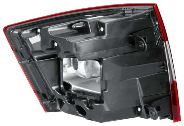 HELLA Heckleuchte, Hybrid, für u.a. Skoda Octavia III Combi (5E5), dunkel/rot, ECE, für Rechtsverkehr, rechts, 9EL 354 848-041