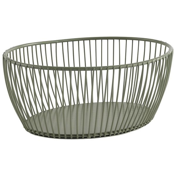 APS Korb -SVART- in smoke green 20 x 15 cm, Höhe: 8 cm, 30472
