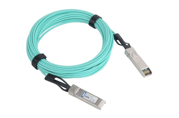 AMG Systems SFP+ AOC Kabel, 1/10Gbps, 10m Länge, OM4, DDM, -40°C bis +85°C, SFP-AOC-10G-10