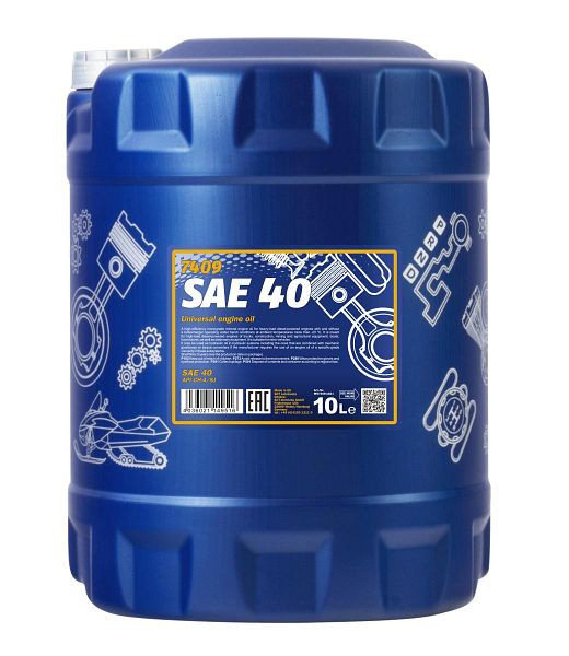 MANNOL Einbereichsmotorenöl 7409 SAE 40, VE: 10 l, MN7409-10