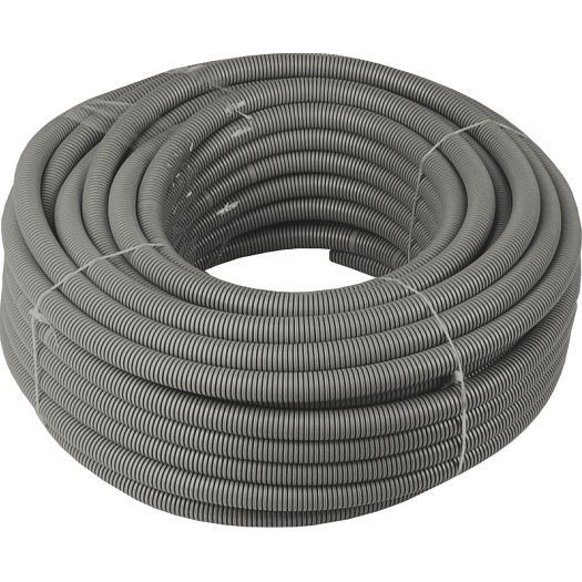 JÄGER DIREKT Flexibles Installationsrohr, EN20, 50 Meter Ring grau/mittel/750N/FIR 3341M, 703.320