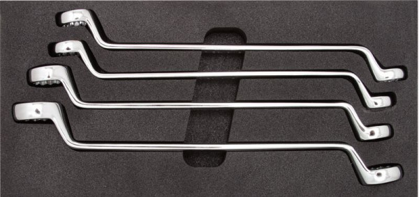 KS Tools PU-Einlage 395 x 188 x 35mm für 4teilig Doppelringschlüssel-Satz, 818.1327-97