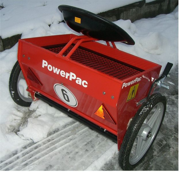 PowerPac Anhänger mit Fahrersitz Nutzlast 500 kg für MF5, KAM5HV500/5