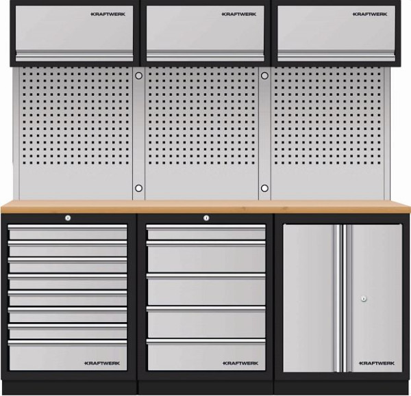 Kraftwerk Mobilio 3er Kombi Oberschrank, Breite: 2040 mm, 3964K-85S-K3