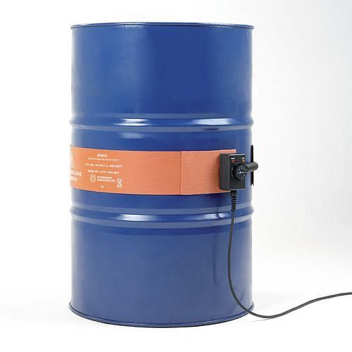 DENIOS Flexibler Heizgürtel für 200-Liter-Fässer, mit Blindthermostat, 117717
