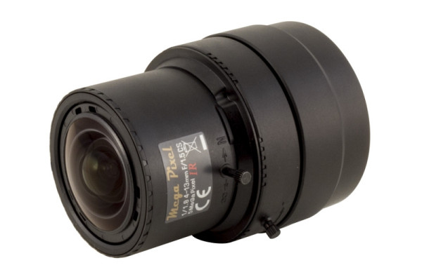 eneo H04Z03NFDC-MP F1,5/4-13mm, Megapixel DC-Objektiv, mit variabler Brennweite, 1/1.8" CS-Mount, 213619