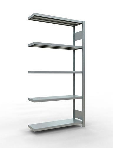 Schulte Fachbodenregal, Anbaufeld, 5 Lagerebenen, Fachlast 250 kg, 1006 x 336 x 2000 mm, 278808