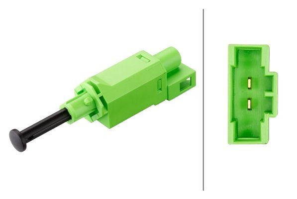 HELLA Schalter, Kupplungsbetätigung (GRA), 12V, 2-polig, Schließer, mechanisch, 6DD 010 966-631