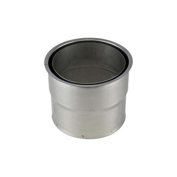 Solarbayer Rauchrohr Wandfutter VA 130, doppelte Version in Edelstahl, 530038600