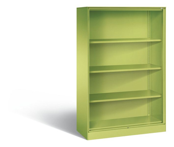 C+P Büroregal Asisto, H1635xB1000xT435mm, Farbe: Viridingrün, 4 OH, 140012-000 S10035
