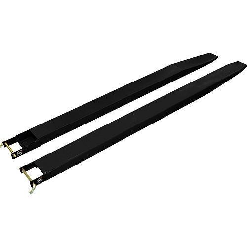 Schefer Gabelverlängerung, schwarz lackiert Gabellänge 1600 mm für Gabelquerschnitt 100x45 mm, geschlossene Ausführung, VE: 1 Paar, 11070101004516
