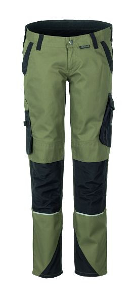 Planam Norit Damen Bundhose, oliv/schwarz, Größe 36, 6415036