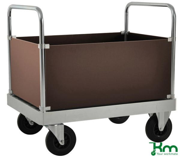 Kongamek Kofferwagen, 2 Räder mit Bremsen, 1000 x 700 x 960 mm, KM135-2B