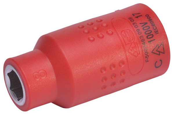 SW-Stahl Steckschlüsseleinsatz, 3/8", 8 mm, VDE, 05520L-8
