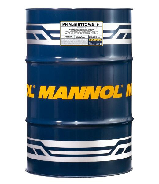 MANNOL Traktoröl 2701 Multi UTTO WB 101, VE: 208 l, MN2701-DR