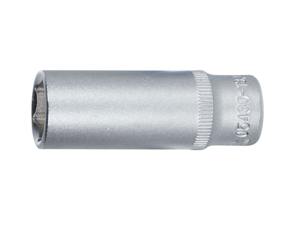 SW-Stahl Steckschlüsseleinsatz, 1/4", 13 mm, tief, 05430-13,0