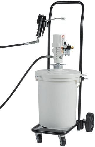 DENIOS Druckluft-Abschmiergerät PM50 mit Schlauch 4m, Druck 400 bar, G1/4", mobil, 207979