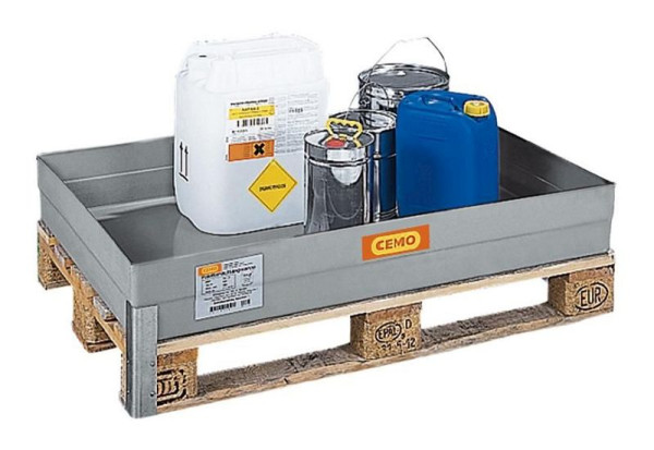 Cemo GFK-Paletten-Auffangwanne für Euro-Paletten 150 l komplett, 5114