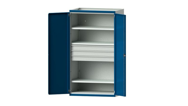 ANKE Werkbänke Schwerlastschrank, Modell 103, 1085 x 690 x 1950 mm, RAL 7035/5010, 621.023
