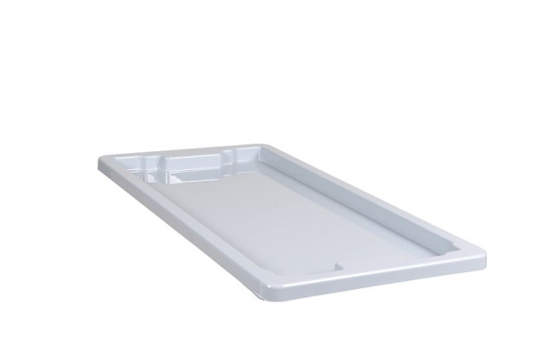 Plastipol-Scheu K 400/80 D Deckel GRAU, PS 800 mm x 400 mm, 13480D16