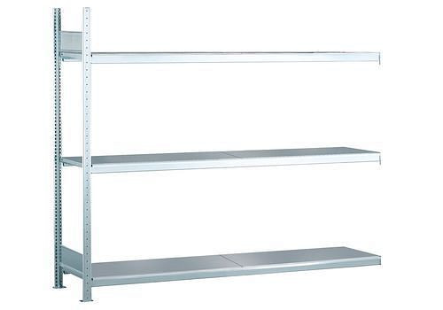 Schulte Weitspannregal mit Stahlböden, Anbaufeld, 3 Lagerebenen, Fachbreite 2500 mm, 2506 x 436 x 2000 mm, 278903