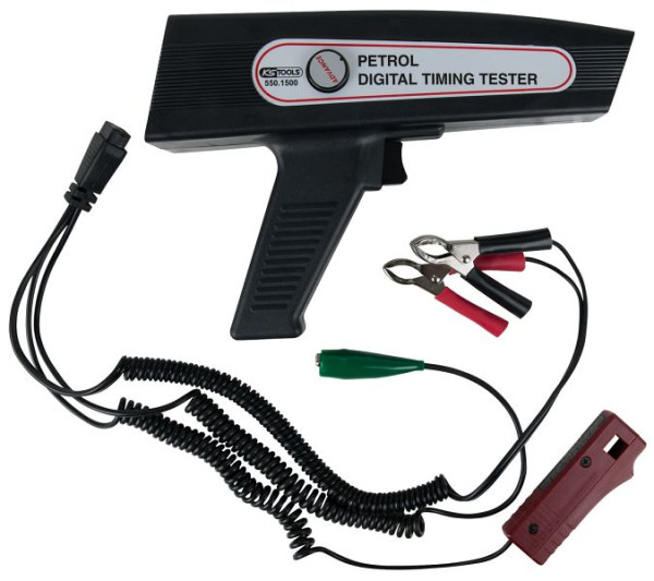 KS Tools Digitale Zündzeitpunktpistole (Stroboskop) mit LED-Anzeige, 550.1500