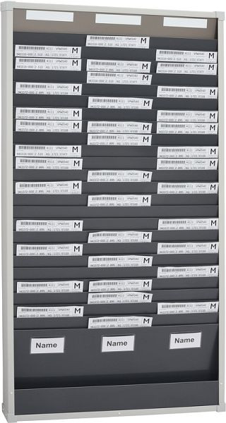 Eichner Karten-Board, Spalten: 3, Fächer: 25, 1.350 x 720 x 75 mm, 9219-02005