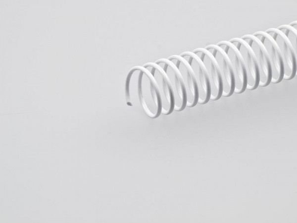 RENZ Plastikspiralen Ø= 12 mm, weiß; Steigung 6,2865 mm, Länge: 32 cm, VE: 100 Stück, 067120020032