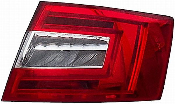 HELLA Heckleuchte, Glühlampe, für u.a. Skoda Octavia III (5E3, NL3, NR3), ECE/CCC, für Linksverkehr/für Rechtsverkehr, links, 2SK 011 053-091