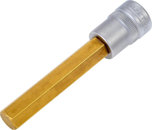 Hazet Schraubendreher-Steckschlüsseleinsatz, Vierkant hohl 10 mm (3/8 Zoll), Innen-Sechskant Profil, 11 mm, 8801-11