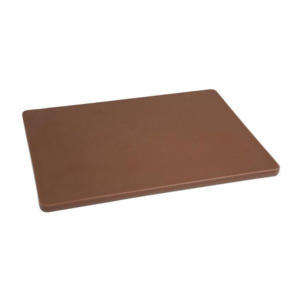Hygiplas LDPE Schneidebrett braun 305x229x12mm, ungifitg, GH792
