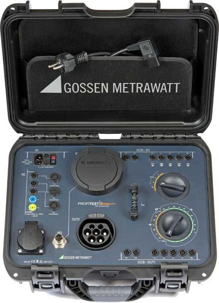 Gossen Metrawatt Adapter zur normgerechten Prüfung von 1- und 3-phasigen Ladekabeln Mode 2 und 3 PROFiTEST E-MOBILITY, M513R