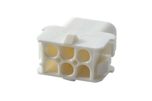 HELLA Steckgehäuse, 6-polig, Stecker: Rundsteckhülse, 8JA 180 664-012