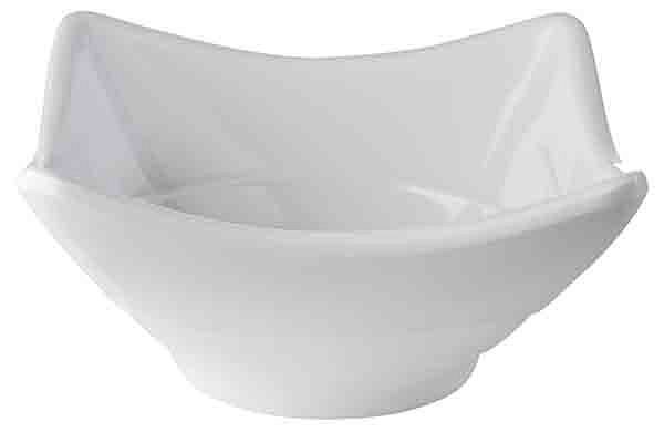 APS Schale -MINI-, 8 x 8 cm, Höhe: 4 cm, Melamin, weiß, 0,1 Liter, VE: 24 Stück, 84458