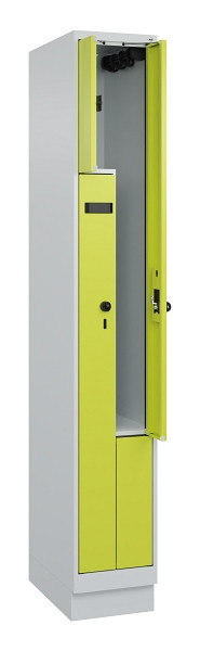 C+P Z-Spind Evolo PLUS, Sockel, 2 Fächer, 1950x300x500mm, 7035/0024, 049023-102 S10017
