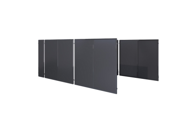 KGT Seitenelement Carport Elbe, anthrazit-grau, 2.05 x 1.75 m, 15000012