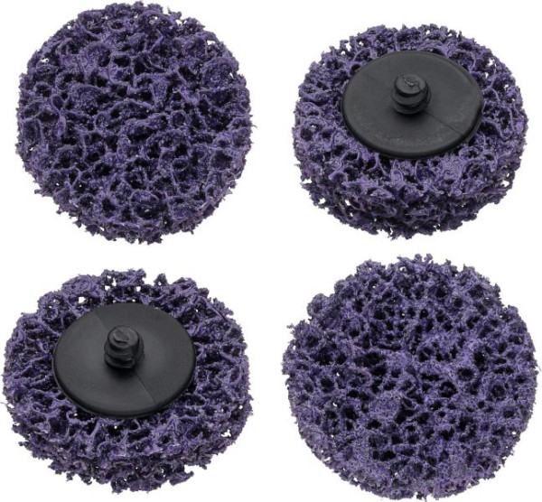 Hazet Eliminator-Scheiben Satz, 4-teilig, Eliminatorscheiben-Satz, 4-teilig Ideal zur Bearbeitung hartnäckiger Oberflächen, harte Variante, 9033-11-020/4