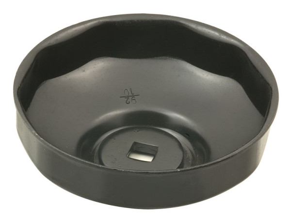 SW-Stahl Ölfilterschlüssel, Stahl, 3/8'' Antrieb, 92 mm, 10 Kanten, 08460-92/10