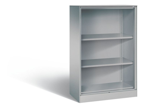 C+P Büroregal Asisto, H1310xB800xT435mm, Farbe: Weißaluminium, 3 OH, 140033-000 S10038