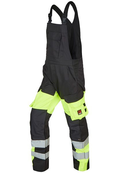 ROFA Latzhose 2500, Größe 27, Farbe 487-anthrazit-leuchtgelb, 5702500-487-27
