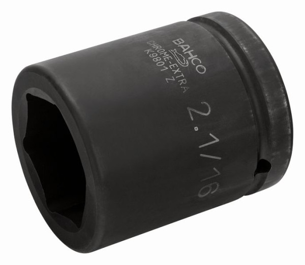Bahco 1 1/2" Kraft-Steckschlüssel-Einsatz, 6kant, SW 1 11/16", K9801Z-1.11/16