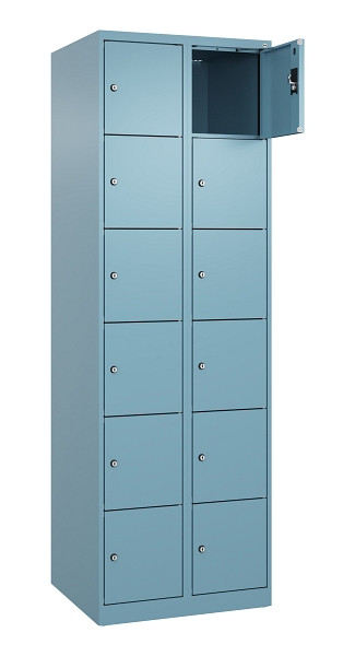 C+P Schließfachschrank Evolo PLUS, 12 Fächer, 1850x600x500mm, 0010/0010, 049000-206 S10021