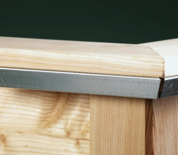 KGT Schneckenkante Woody 210, verzinkt, 0.98 x 2.13 x 0.05 m, 16000007