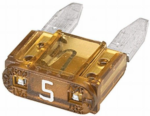 HELLA Sicherung, Mini-Flachstecksicherung, 5A, beige, VE: 3000 Stück, 8JS 728 596-017