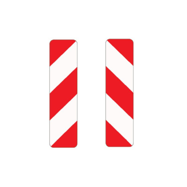 Stein HGS Leitbake, doppelseitig, links/rechtsweisend, 250 x 2000 mm, Flachform 3 mm, RA1, 605-44-113