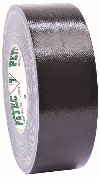 Petec Power Tape/Panzerband, Schwarz, 50mm x 50 m, VE: 6 Stück, 86150