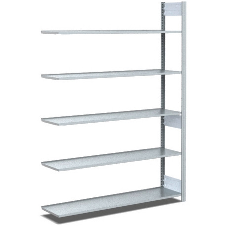 BITO Fachbodenregal Typ: EL Anbaufeld 25mm-Boden Set /Archivregal 70kg 1849x996x324 verzinkt, C1251-0001
