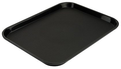 Contacto Fast Food Tablett 35 cm schwarz Polypropylen 35x27cm, 5353/356
