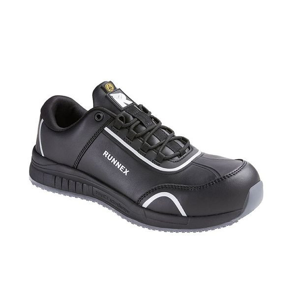 RUNNEX S3S-ESD-Sicherheitshalbschuhe SportStar, schwarz, Größe: 42, VE: 1 Paar, 5348-42